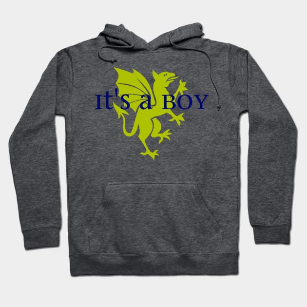 It's a Boy: Golden Dragon Hoodie by TheDaintyTaurus